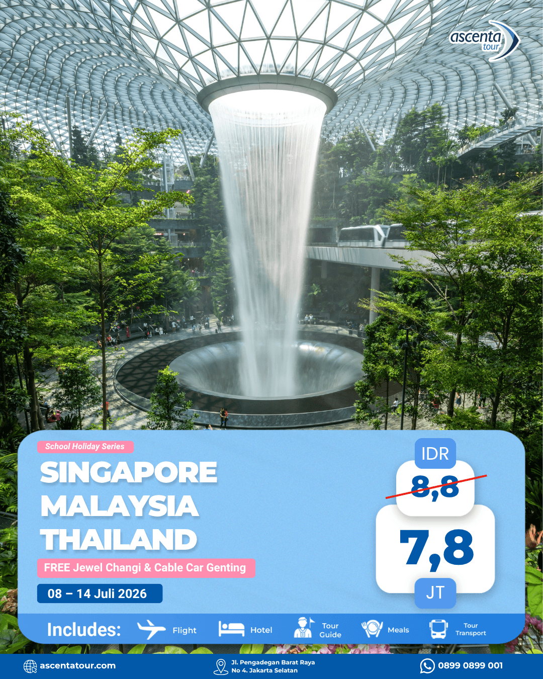 Tour 3 Negara Singapore Malaysia Thailand 7D6N