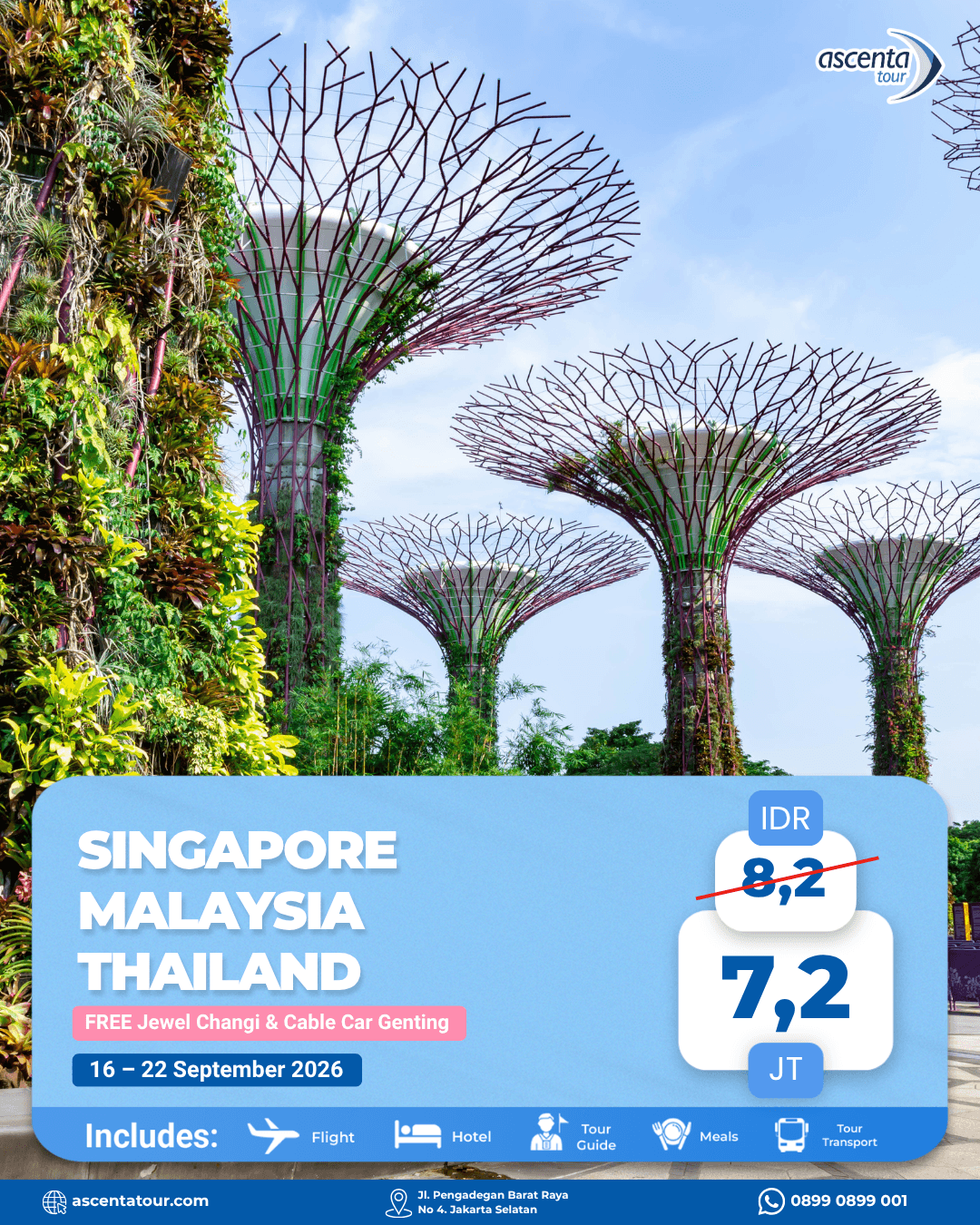 Tour 3 Negara Singapore Malaysia Thailand 7D6N