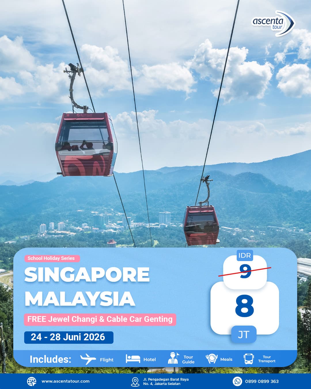 Tour Singapore Malaysia 5D4N