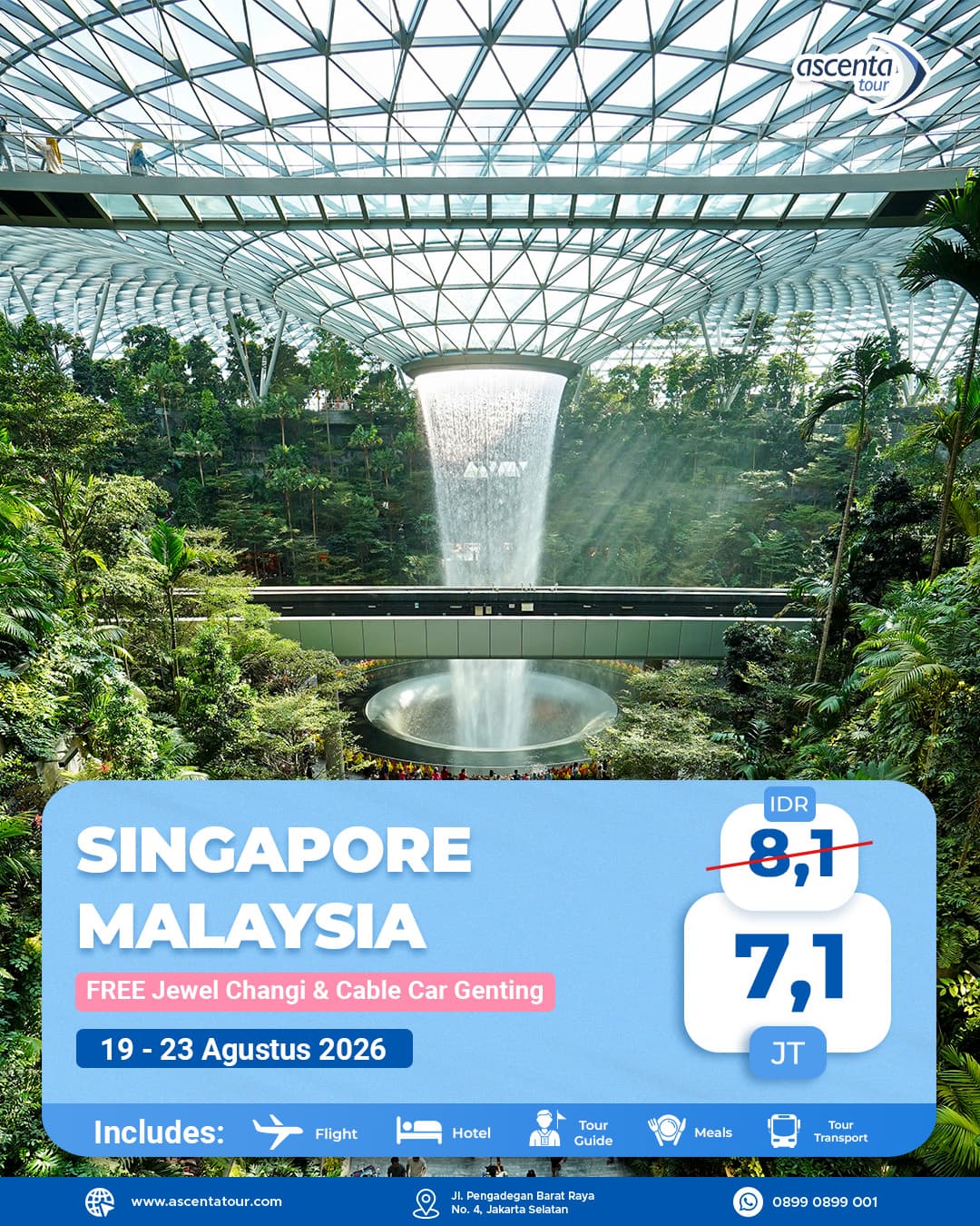 Tour Singapore Malaysia 5D4N