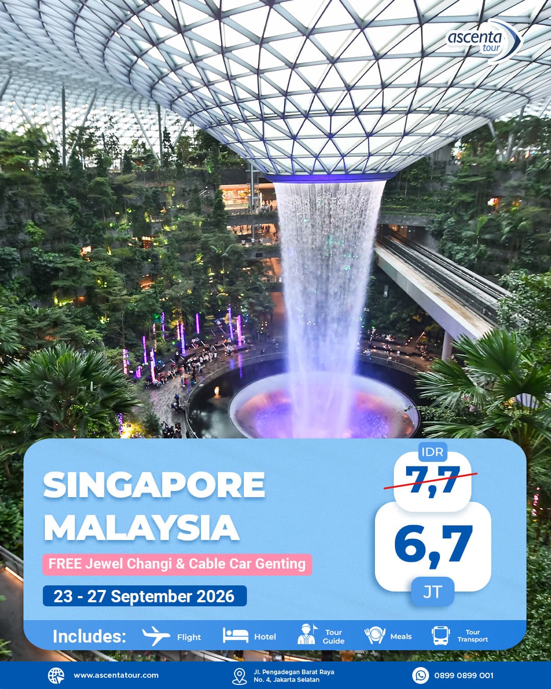 Tour Singapore Malaysia 5D4N