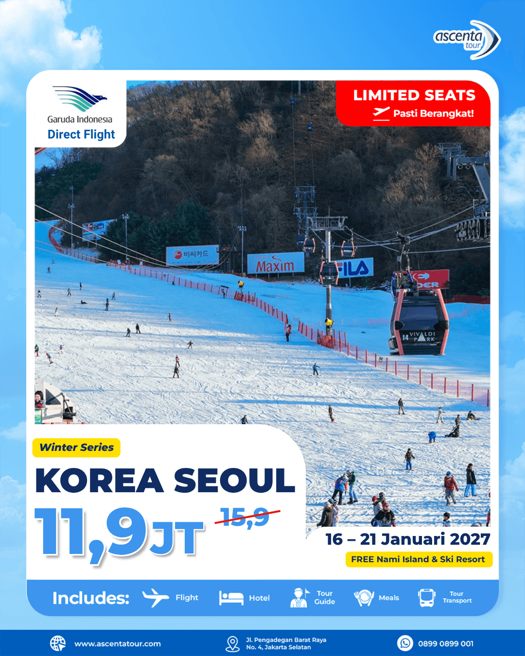 TOUR KOREA WINTER 6D 
