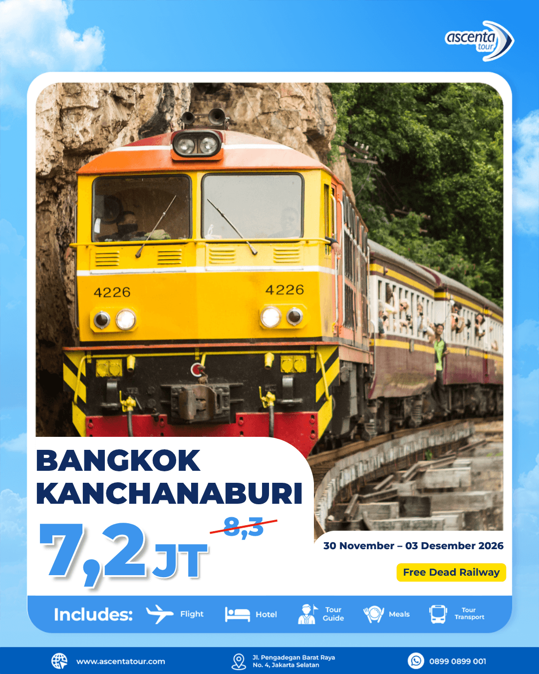 Tour Thailand Bangkok Kanchanaburi