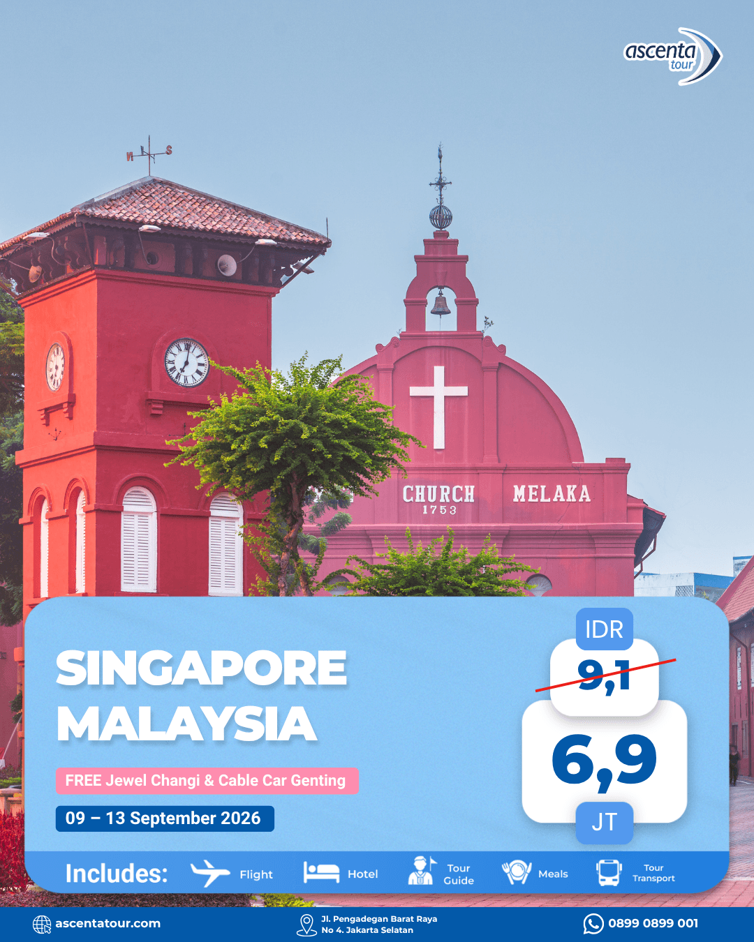 Tour Singapore Malaysia 5D4N