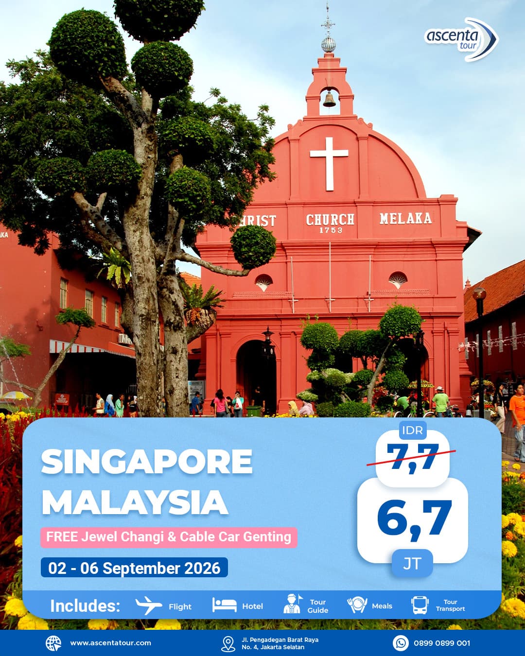 Tour Singapore Malaysia 5D4N