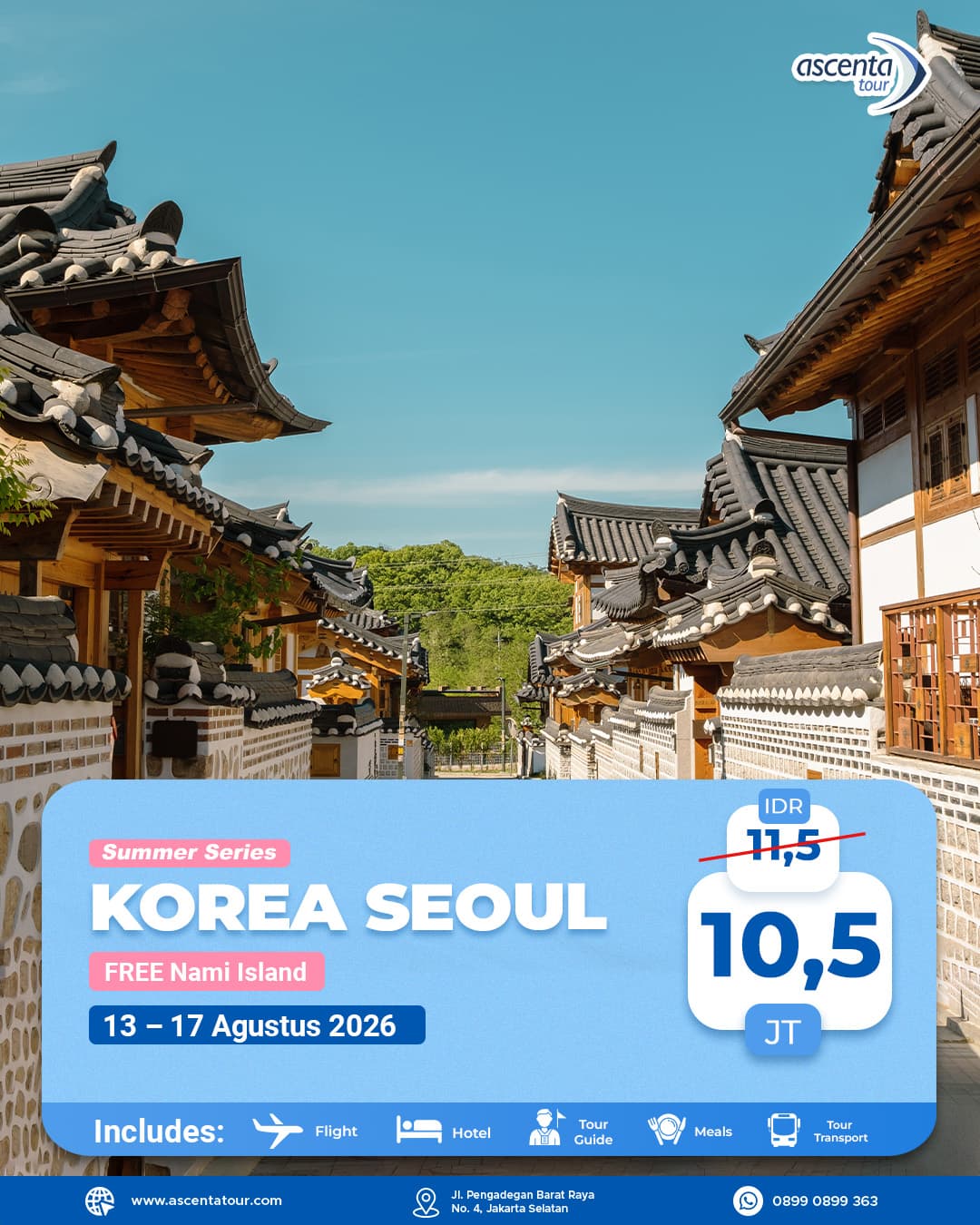 TOUR KOREA 5D SALE
