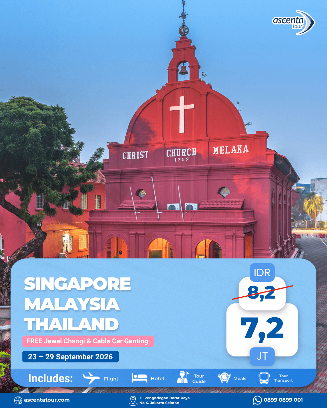 Tour 3 Negara Singapore Malaysia Thailand 7D6N