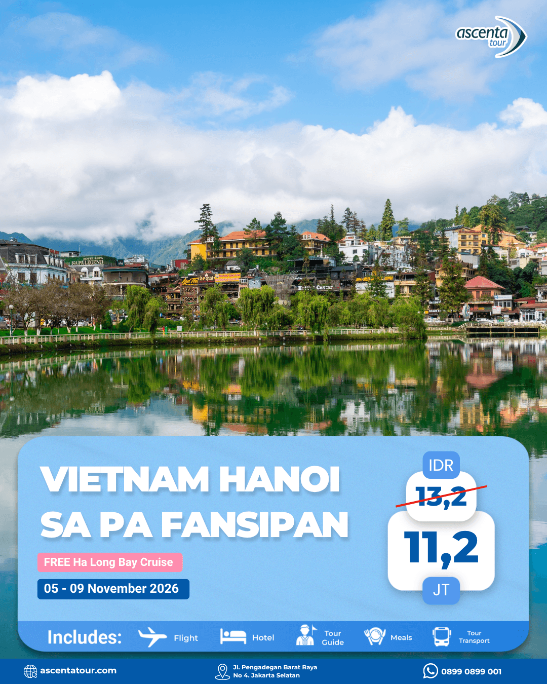 Tour Vietnam Hanoi Sa Pa Fansipan 5D