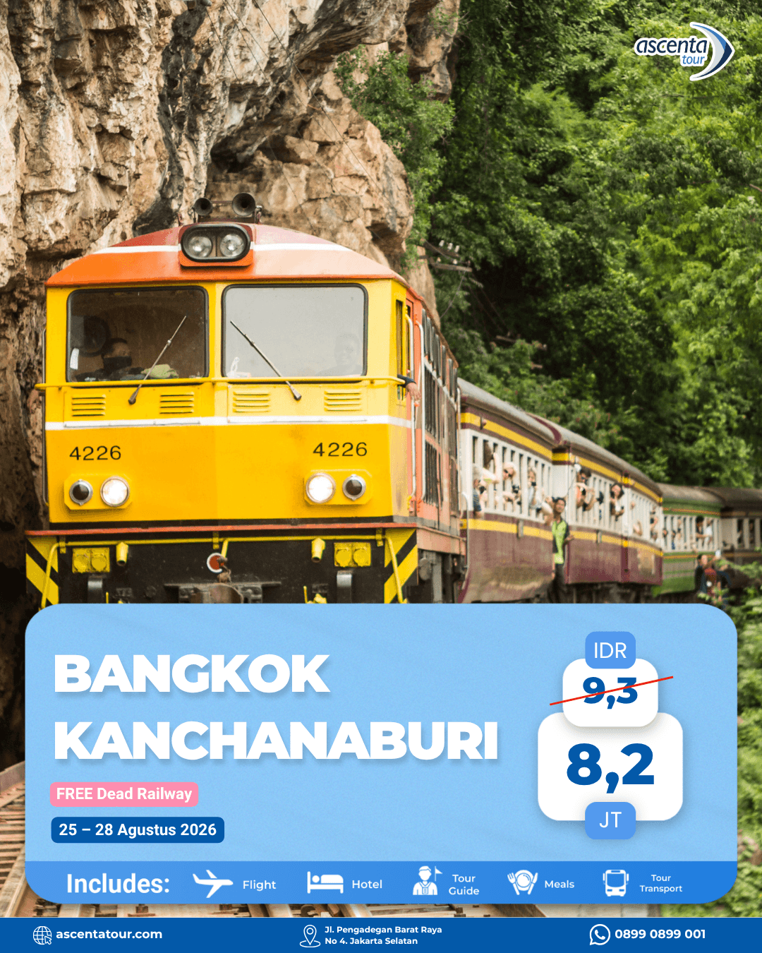 Tour Thailand Bangkok Kanchanaburi