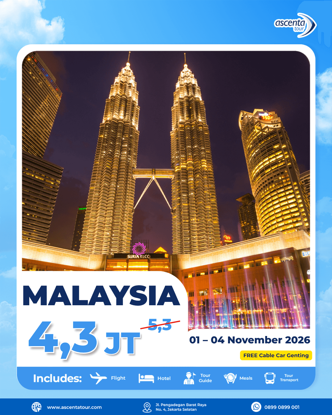 Tour Malaysia 4D3N