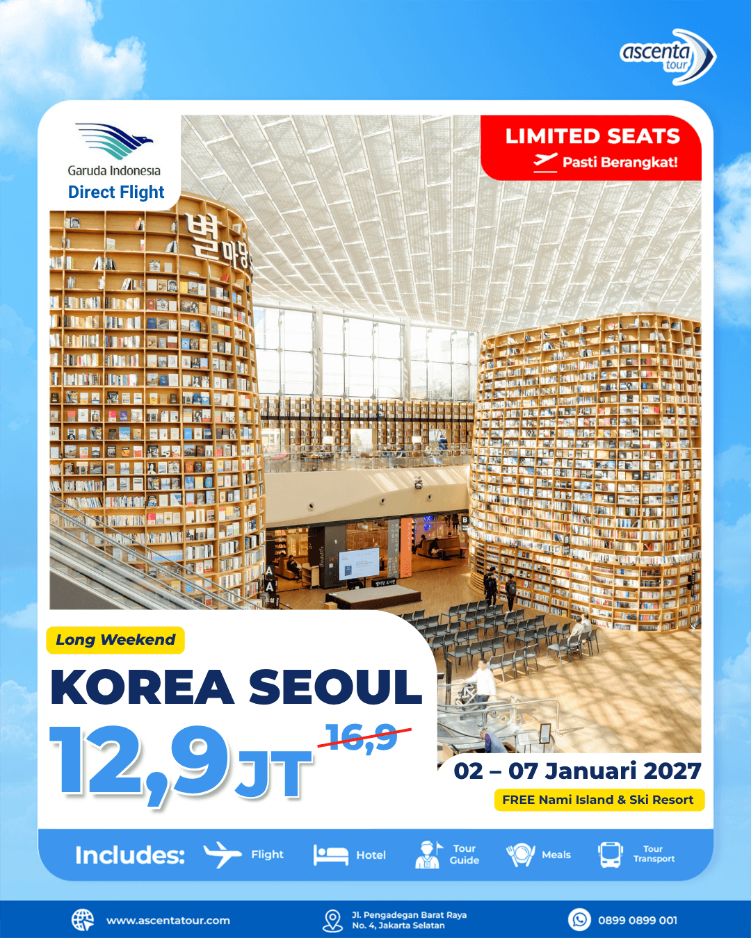 TOUR KOREA WINTER 6D 