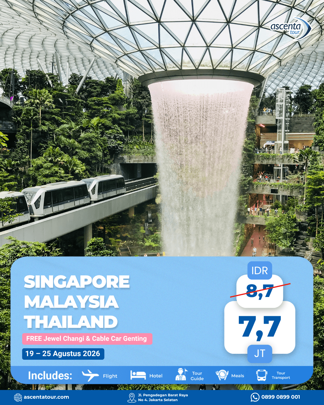 Tour 3 Negara Singapore Malaysia Thailand 7D6N