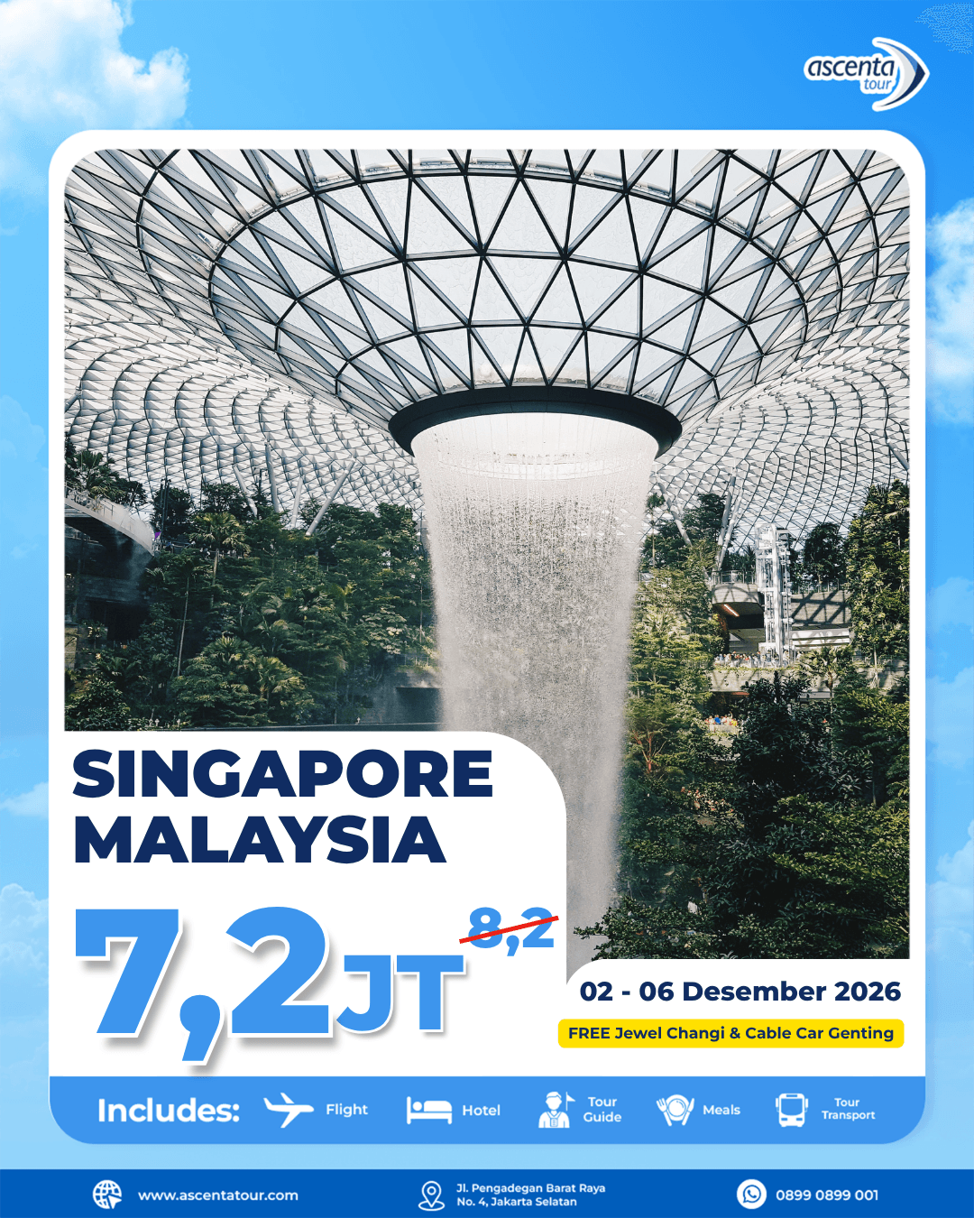 Tour Singapore Malaysia 5D4N