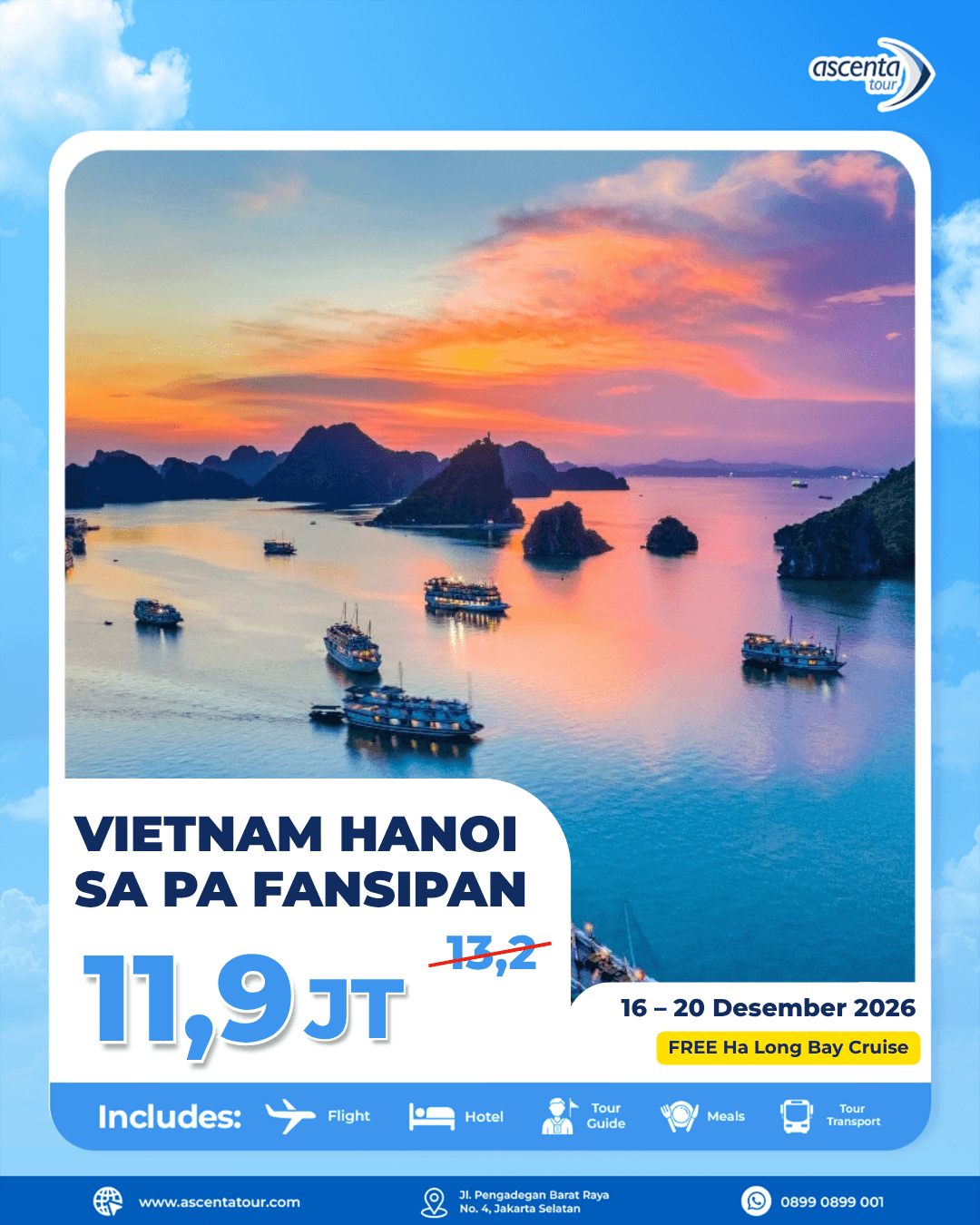 Tour Vietnam Hanoi Sa Pa Fansipan 5D