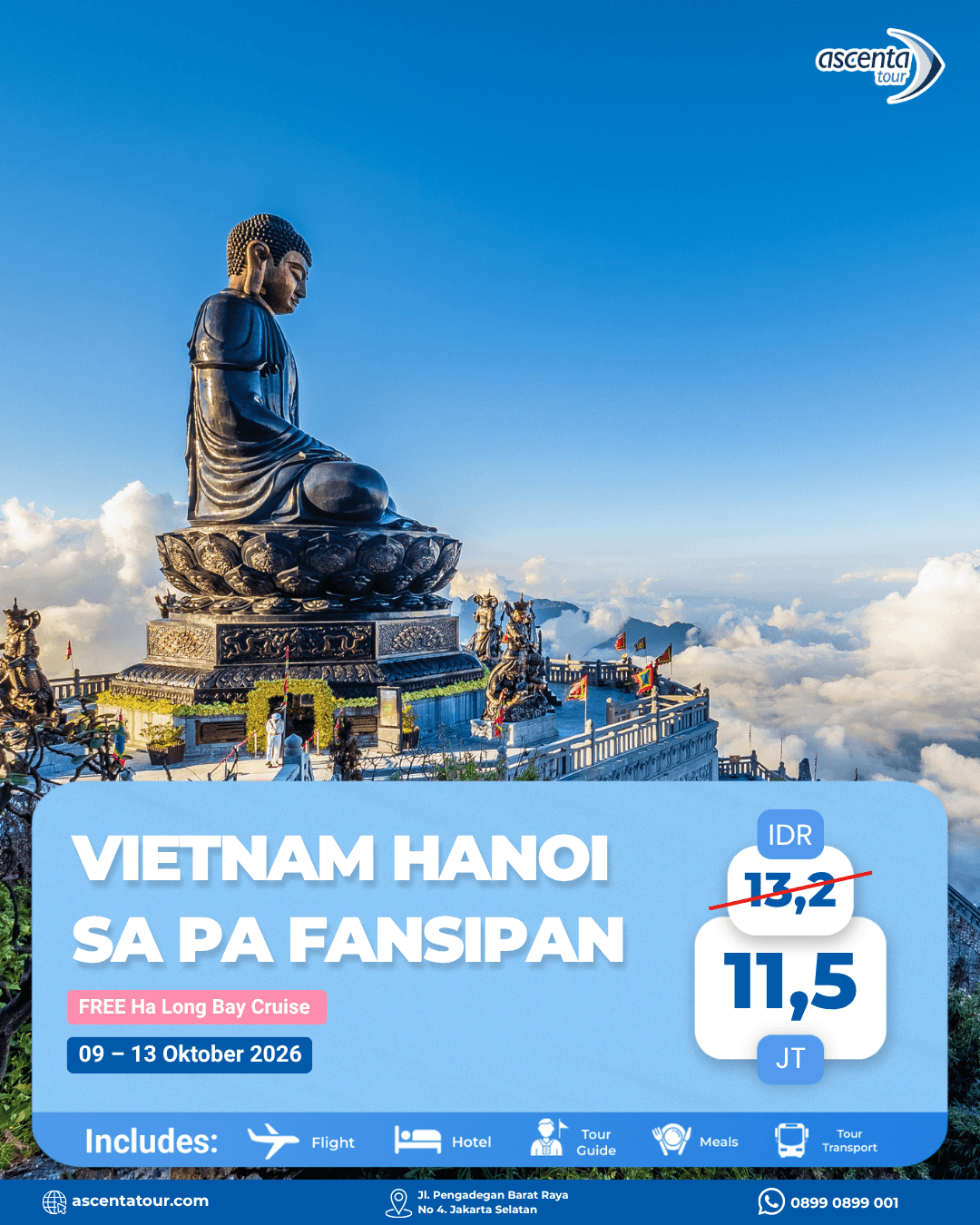 Tour Vietnam Hanoi Sa Pa Fansipan 5D