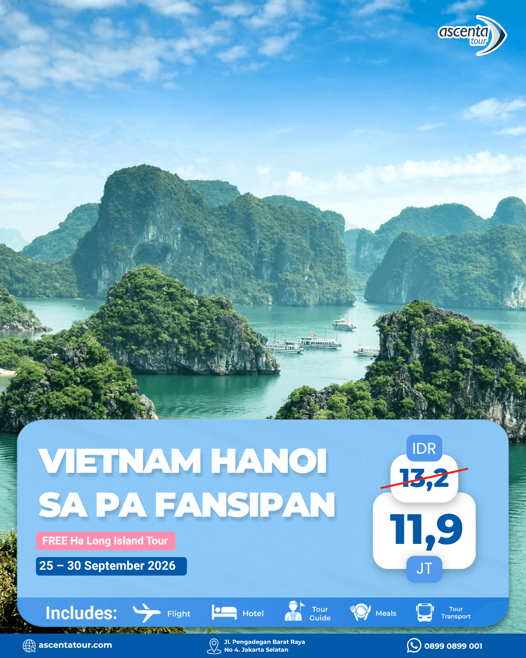Tour Vietnam Hanoi Sa Pa Fansipan 6D